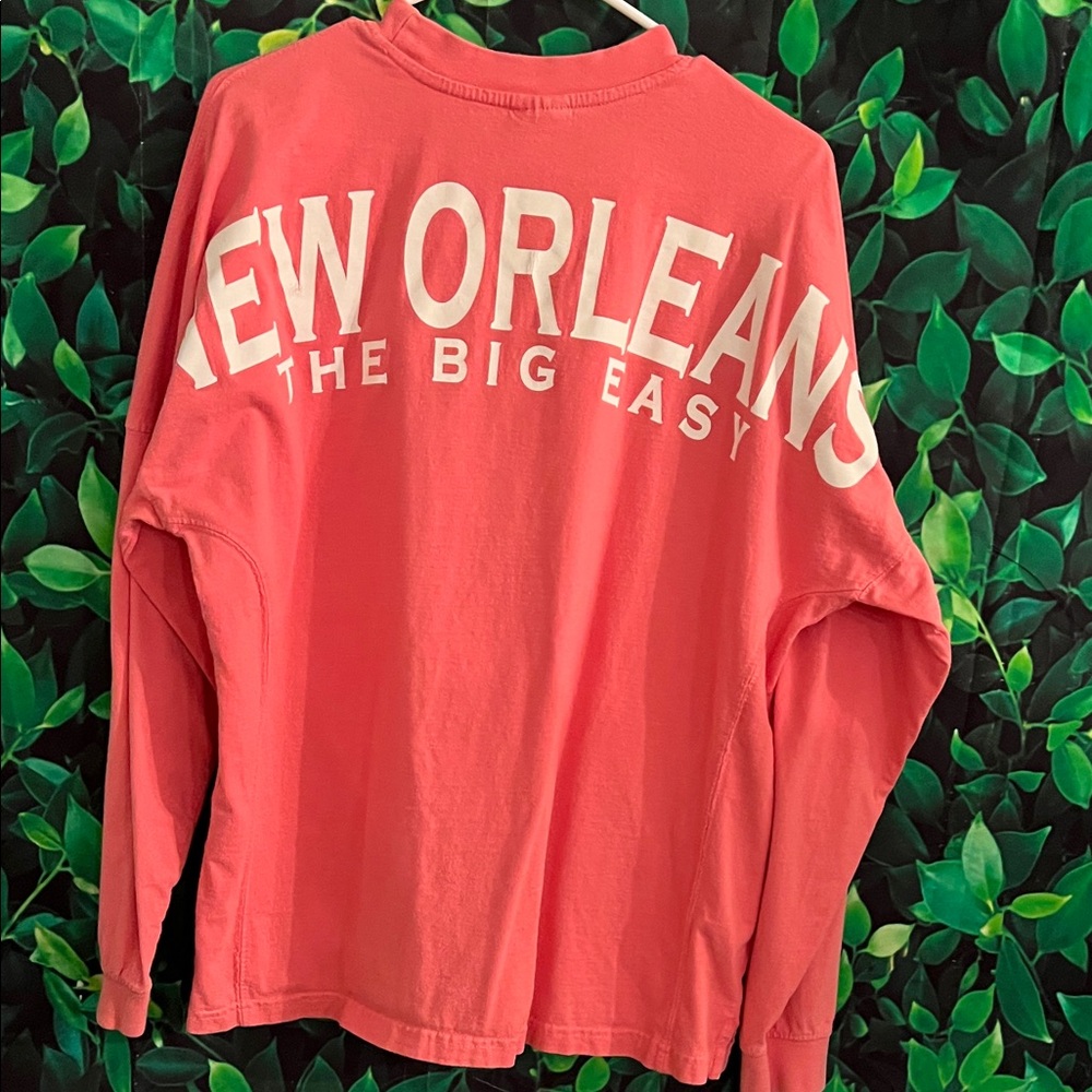 Comfort Colors Women's Long Sleeve Jersey - Coral - Picture 9 of 13